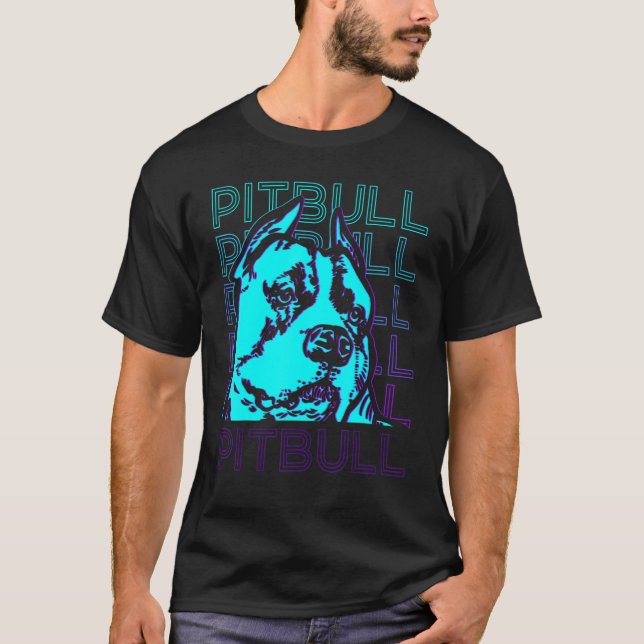 Camiseta Pitbull Retro (Anverso)