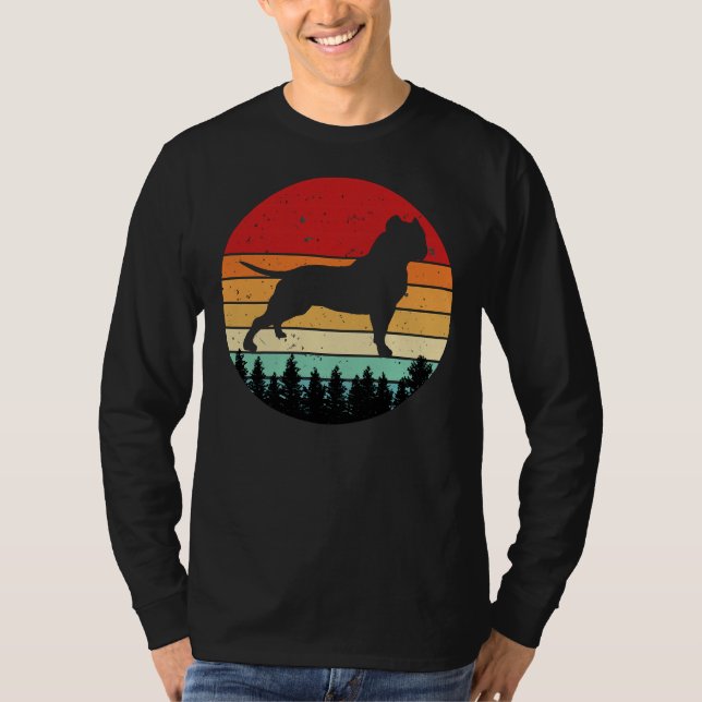Camiseta Pitbull Retro Vintage 369 (Anverso)