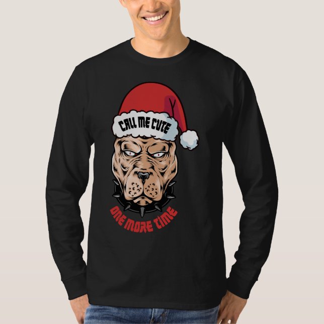 Camiseta Pitbull Santa (Anverso)