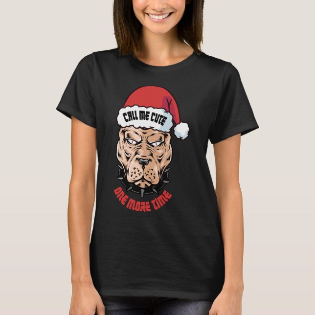 Camiseta Pitbull Santa (Anverso)