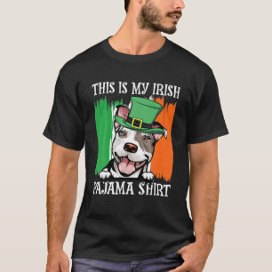 Camiseta Pitbull Shamrock Lucky Green Clover Irish St Patri
