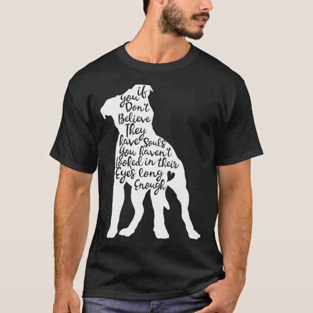 Camiseta Pitbull Souls Rescate Raza Pit Bull Lover Cute (Anverso)