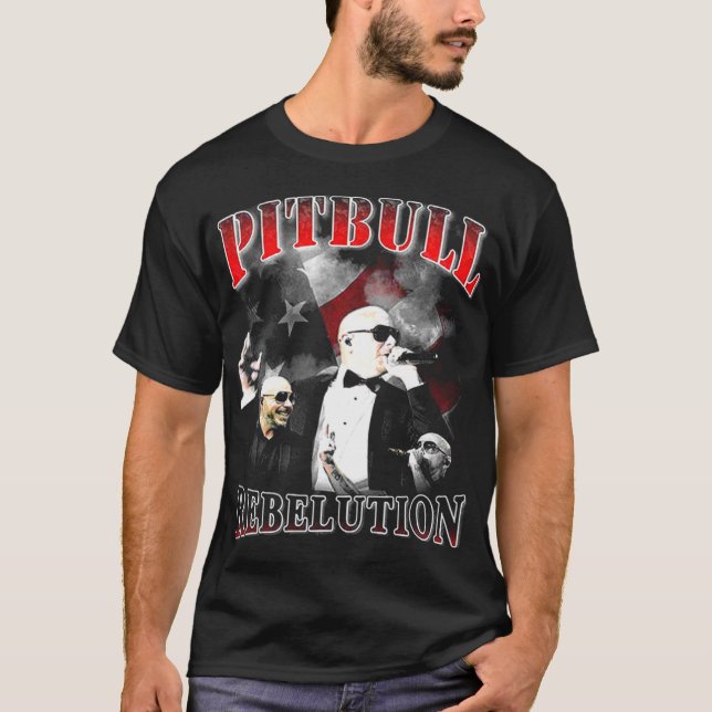 Camiseta Pitbull Sr. Worldwide Vintage (Anverso)