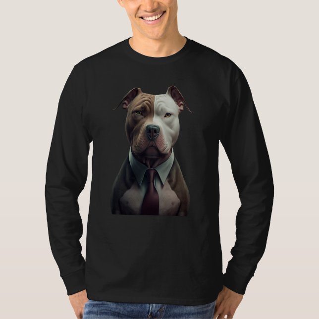 Camiseta Pitbull Surrealism Style of Pitbull (Anverso)