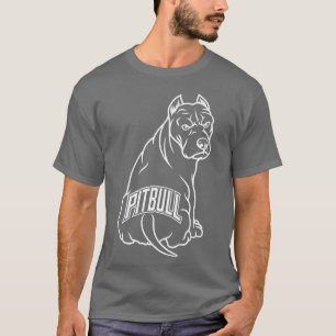 Camiseta Pitbull Tattoo, Pit Bulldog Amantes, I Love Dogs P