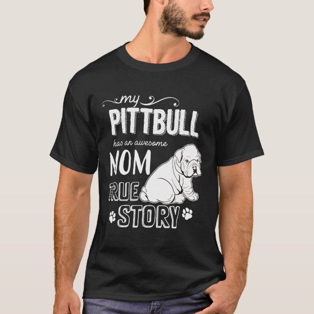 Camiseta Pitbull Tee De Puppy Lover Que Tiene A England Bul (Anverso)