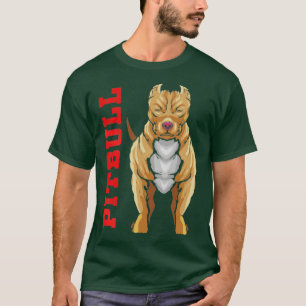 Camiseta Pitbull Terrier Dog Muslo Pit Bull Agresivo