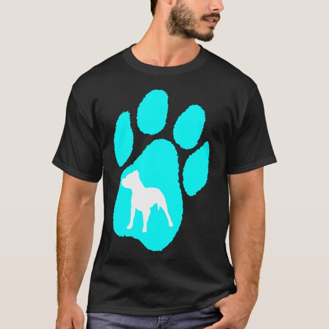 Camiseta Pitbull Terrier Paw (Anverso)