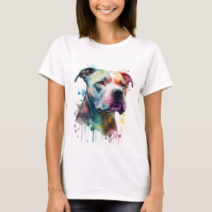 Camiseta Pitbull vibrante: un toque de vida