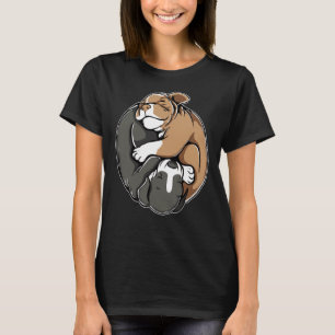 Camiseta Pitbull Yin Yang Para Pibble Mom