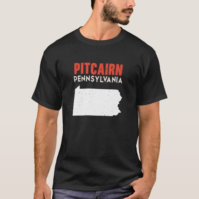 Camiseta Pitcairn Pennsylvania USA State America Travel (Anverso)