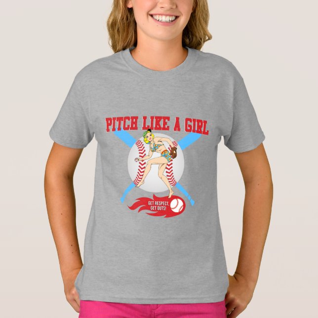 Camiseta Pitch Como Un Chica (Anverso)