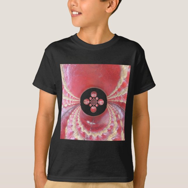 Camiseta Pitch Kaleidoscope: El críquet muerde el corazón d (Anverso)