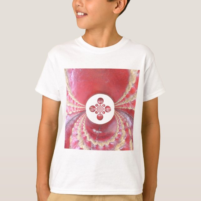 Camiseta Pitch Kaleidoscope: El críquet muerde el corazón d (Anverso)
