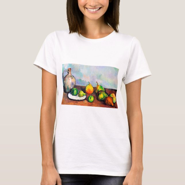Camiseta Pitcher and Fruit, Paul Cezanne (Anverso)
