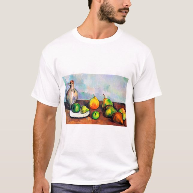 Camiseta Pitcher and Fruit, Paul Cezanne (Anverso)