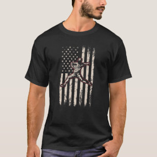 Camiseta Pitcher Béisbol Bandera Americana Pitching Estados
