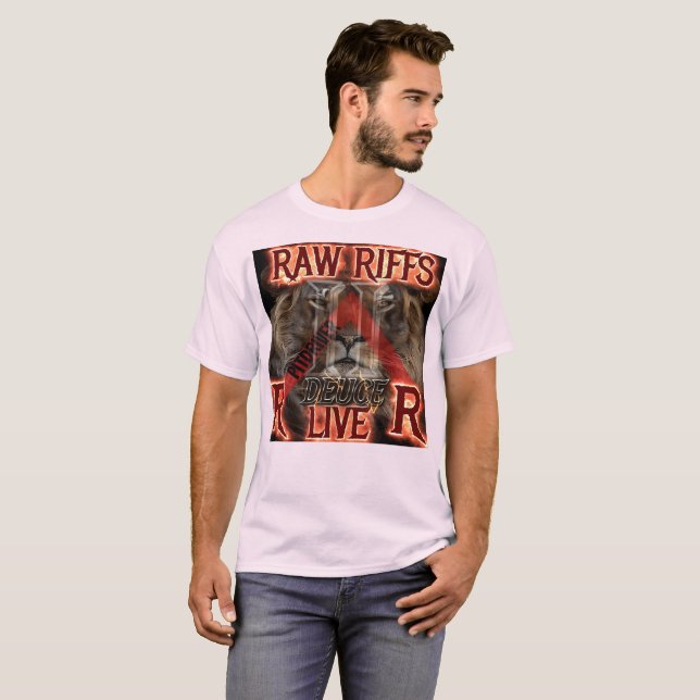 Camiseta PitDriver Riffs Live II Deuce (Anverso completo)