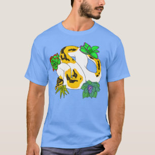 Camiseta Pithon de bolas entrecortadas con suculentos