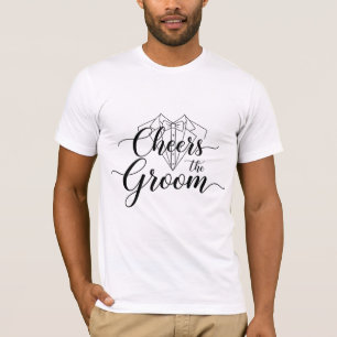 Camiseta Pito de corbata para el novio en la despedida de s