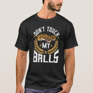 Camiseta Pitón de bola Herpetólogo Juego de palabras para u