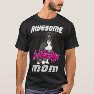 Camiseta Pitsky Pitbull Husky Dog Raza Husky Mix