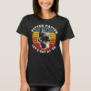 Camiseta Pitter Patter German Shepherd Canadian Let S Get A