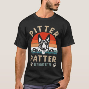 Camiseta Pitter Patter German Shepherd Dog Vintage Retro