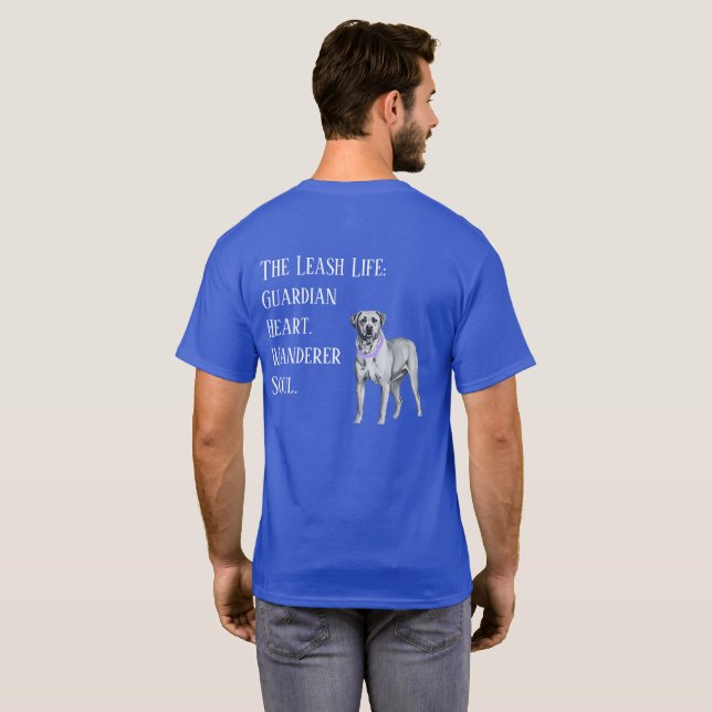 Camiseta Pitthound: Corazón Guardián (Reverso completo)
