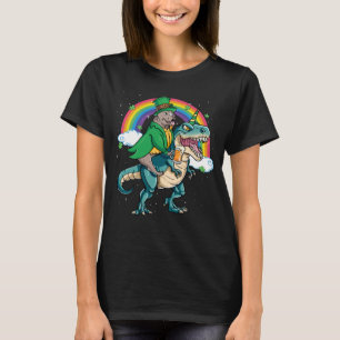 Camiseta Pittie Beer Dino Rex Horn Rainbow Dog