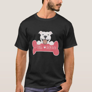 Camiseta Pittie Mama para Pitbull Mom Pit Mom Pit Bull Mom