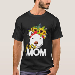 Camiseta Pittie Mom American Pitbull Mama Regala a mujeres