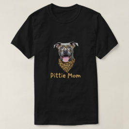 Camiseta Pittie Mom con Bandana y lentes