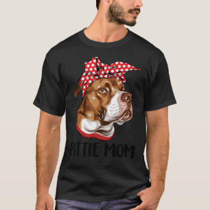 Camiseta Pittie Mom Cute Pitbull Perro Mom Pet Lover Dog Ma