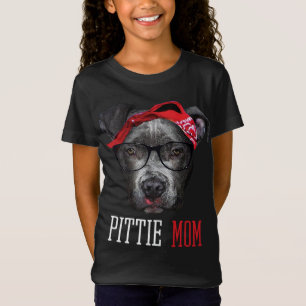 Camiseta Pittie Mom Pitbull Dog Aovers Día de la Madre Gift