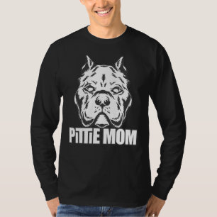 Camiseta Pittie Mom Pitbull Propietario American Bully Love