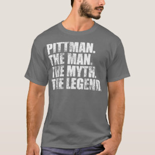 Camiseta Pittman nombre de la familia Pittman apellido Pitt