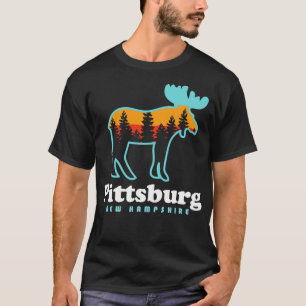 Camiseta Pittsburg NH Moose Pittsburg New Hampshire