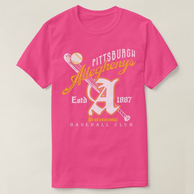 Camiseta Pittsburgh Alleghenys (Diseño del anverso)