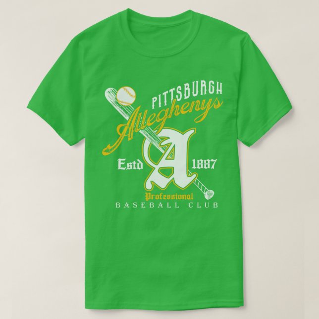Camiseta Pittsburgh Alleghenys (Diseño del anverso)