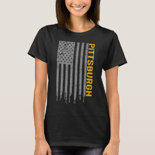 Camiseta Pittsburgh Bandera Estadounidense Patriótica Estad