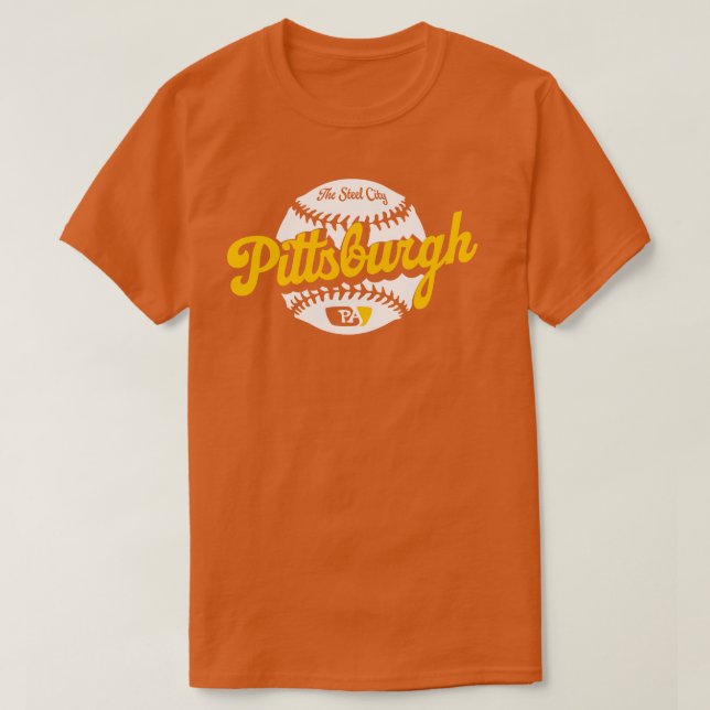 Camiseta Pittsburgh Baseball (Diseño del anverso)