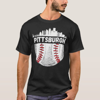 Camiseta Pittsburgh Baseball Skyline Pittsburgh