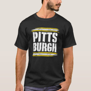 Camiseta Pittsburgh Black And Yellow Pennsylvania