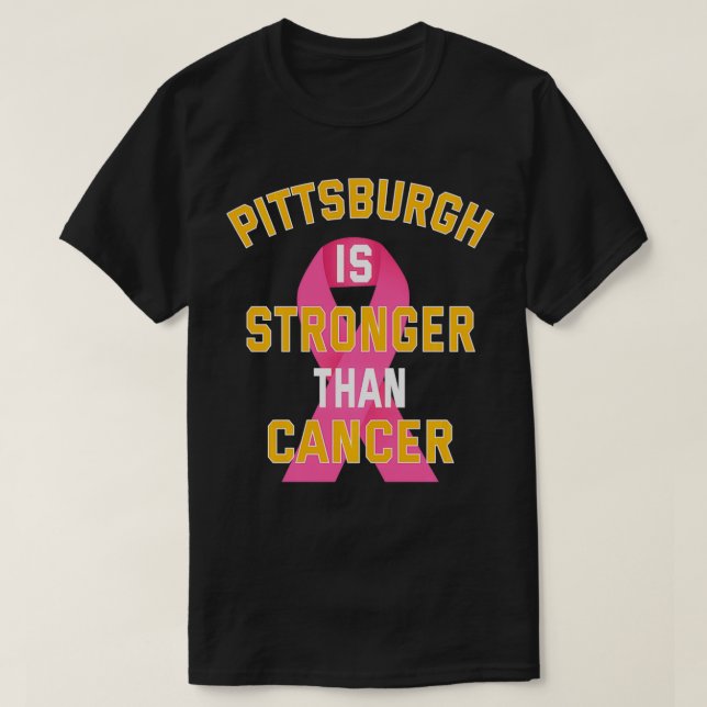 Camiseta Pittsburgh Es Más Fuerte Que La Conciencia Sobre E (Diseño del anverso)