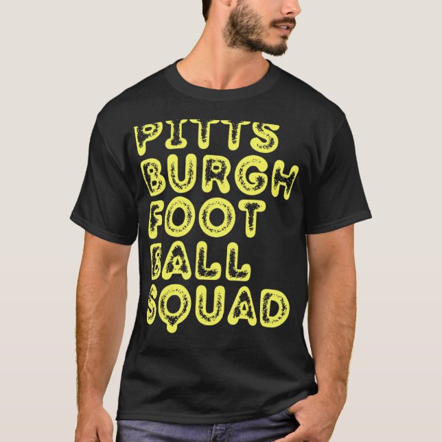 Camiseta Pittsburgh Football Squad Game Day Sports Pgh Pa L (Anverso)