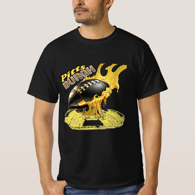 Camiseta Pittsburgh - Fútbol Acero Molten (Anverso)