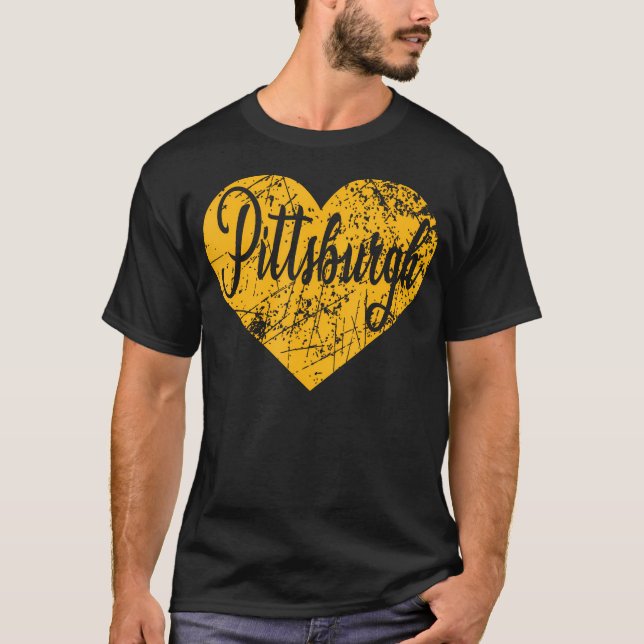 Camiseta Pittsburgh Heart (Anverso)