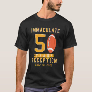 Camiseta Pittsburgh inmaculado de recepción de 50 años para