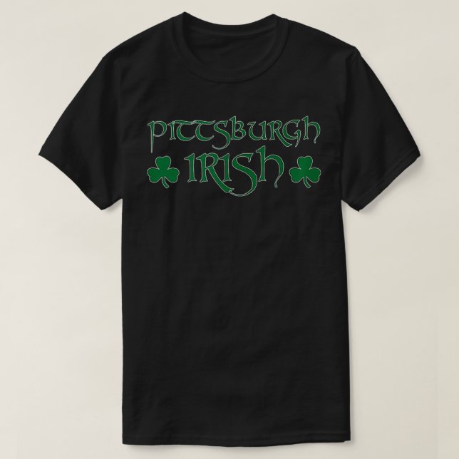 Camiseta Pittsburgh Irlanda Guay Pittsburgh St Patricks Day (Diseño del anverso)
